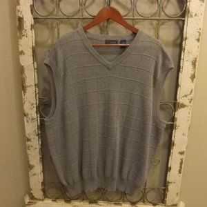 SADDLEBRED V-NECK SWEATER VEST MENS -XXL